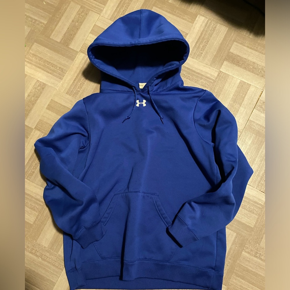 Blue under armor hoodie